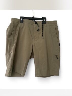 Mens Hybrid O'Neill khaki Cargo Swim-Tech Shorts size 36